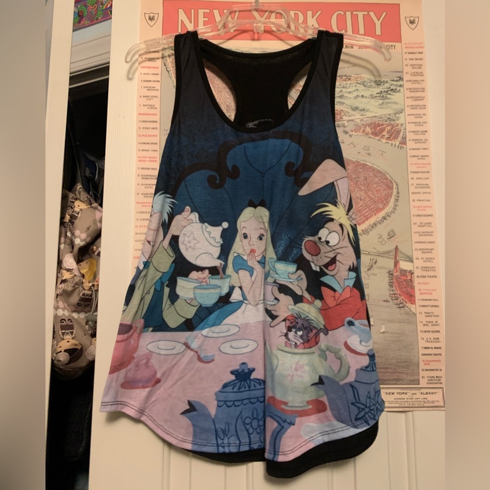 Disney Alice in Wonderland Sleeveless Top (M)